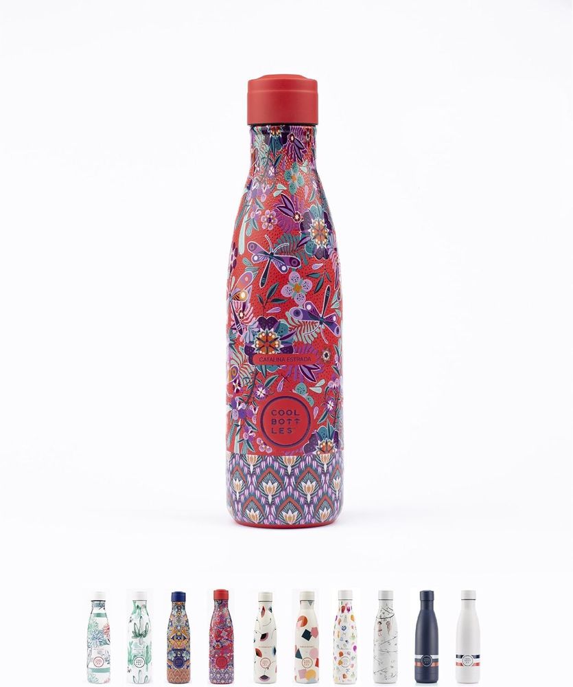 Accessoires de voyage - The Bottle - Dragonfly Paradise 500ml by Catalina Estrada - COOL BOTTLES