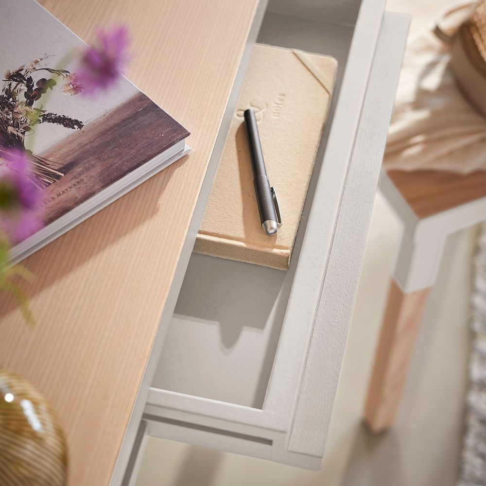 Bureaux - Bureau rectangulaire 140 cm en bois massif - MON PETIT MEUBLE FRANÇAIS