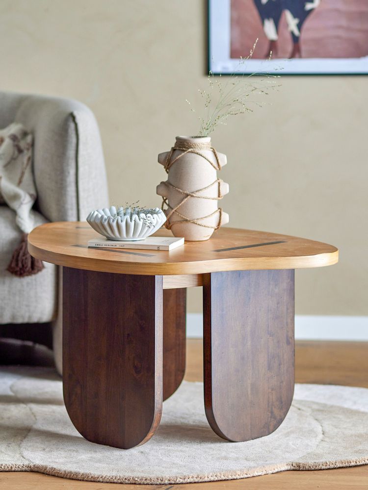 Coffee tables - Cilas Coffee Table, Nature, Rubberwood - BLOOMINGVILLE A/S