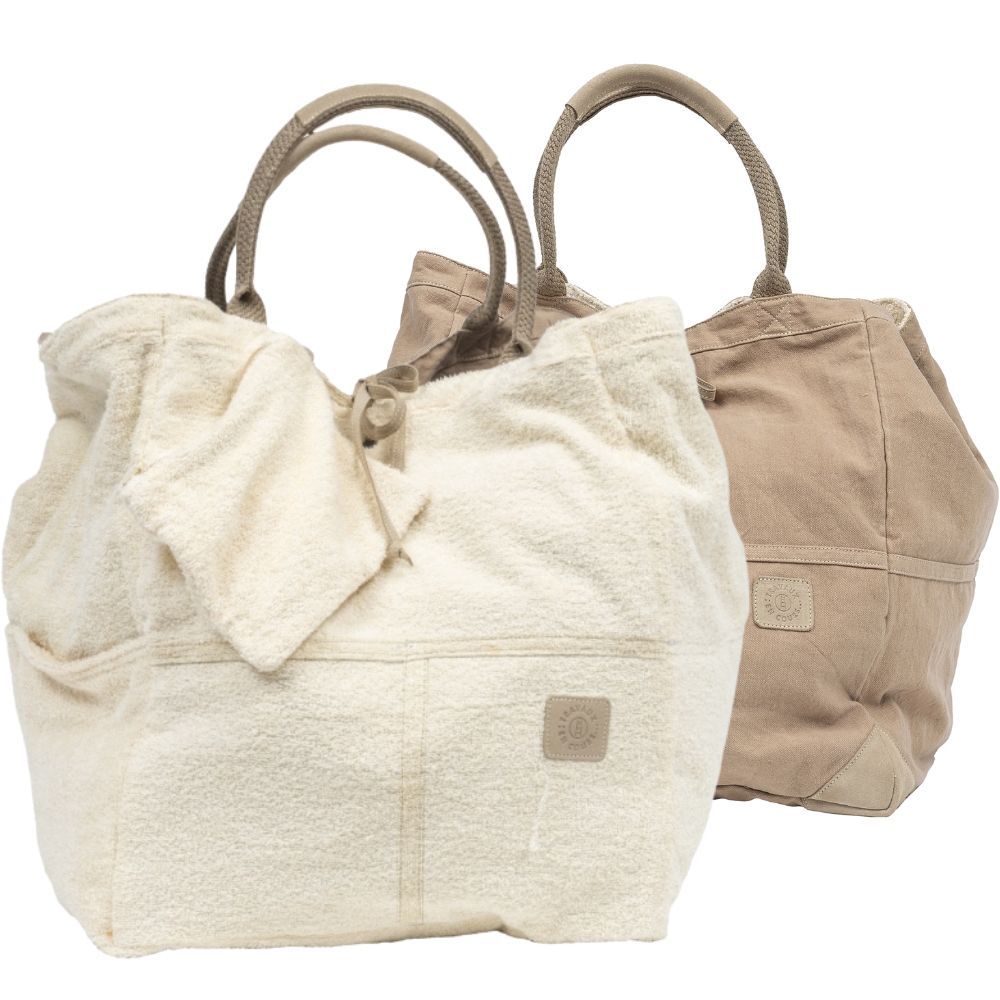 Bags and totes - LARGE TOTE BAG REVERSE - TRAVELER'S BAG - TRAVAUX EN COURS...