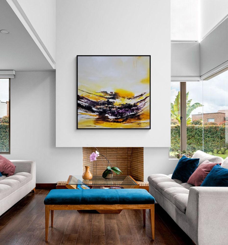 Tableaux - La chambre sur la garrigue - Tableau - SHIRA LIVING DESIGN
