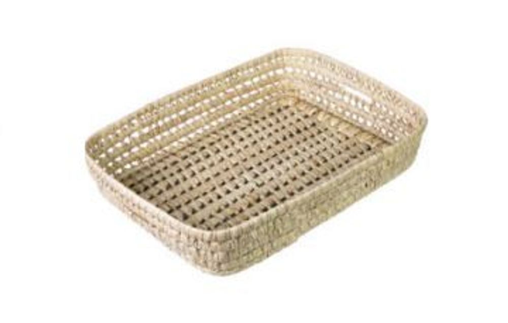 Plateaux - REBY L - Grand plateau en feuilles de palmier - HYDILE