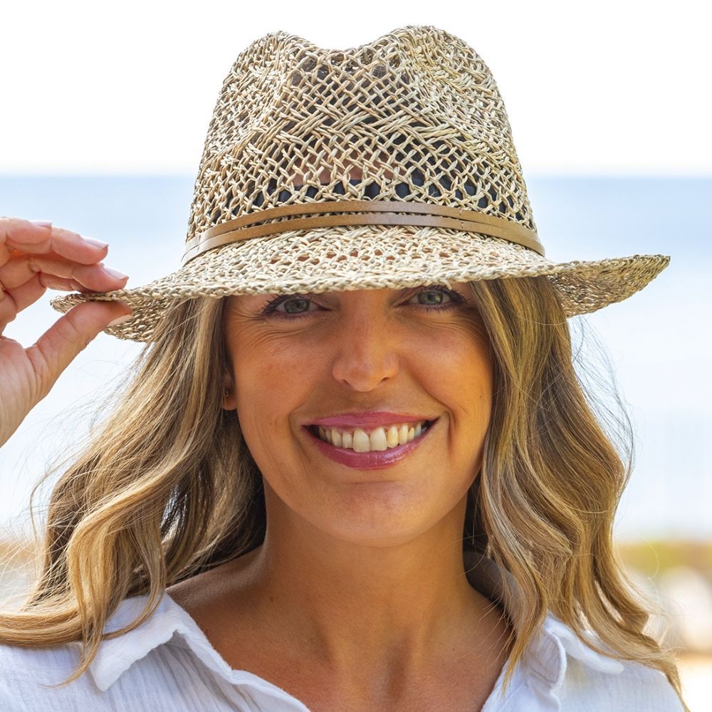 Hats - COSTA OPENWORK STRAW HAT. - TRAVAUX EN COURS...