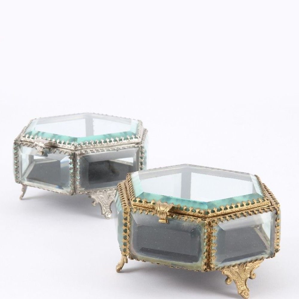 Decorative objects - Glassbox hexa Ø 12 - h.7 cm - BAROQUE COLLECTION - DUTCH STYLE
