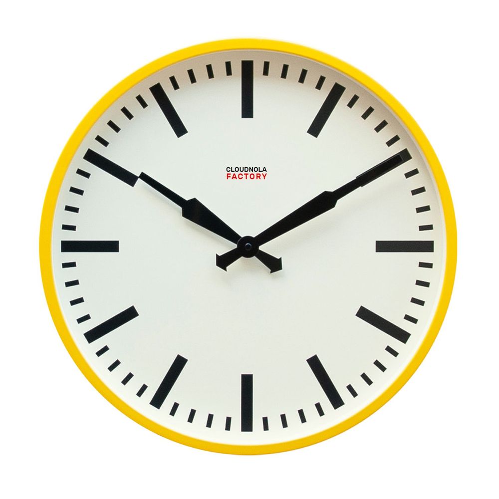 Clocks - Vintage Industrial Charm: Cloudnola's Factory 45 cm Wall Clock - CLOUDNOLA