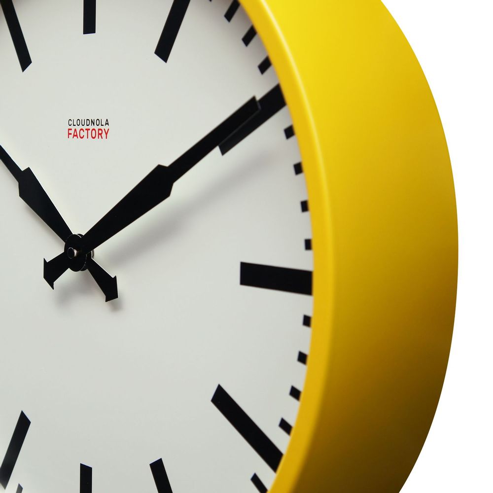 Clocks - Vintage Industrial Charm: Cloudnola's Factory 45 cm Wall Clock - CLOUDNOLA