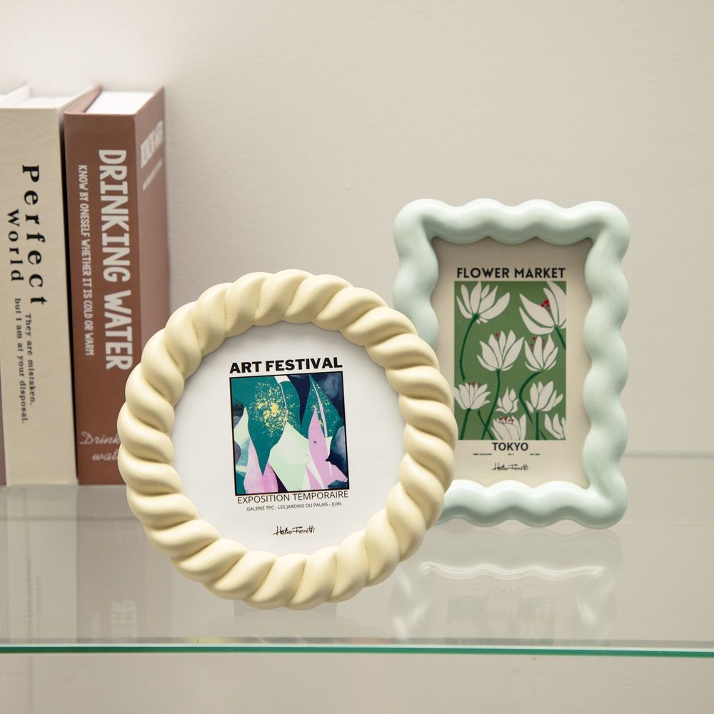 Decorative objects - OVAL BRAID PHOTO FRAME HF - HELIO FERRETTI