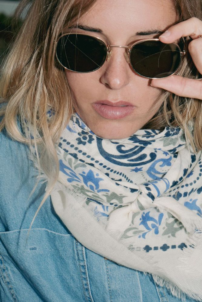 Scarves - Bandana Lisboa cash - MAISON LECOMTE FLAMENT