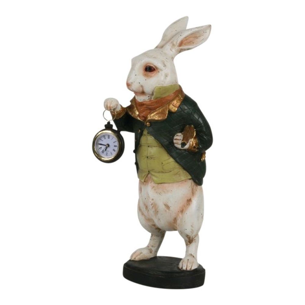 Objets de décoration - Lapin avec horloge h.42,5x19,5x16 cm - DUTCH STYLE