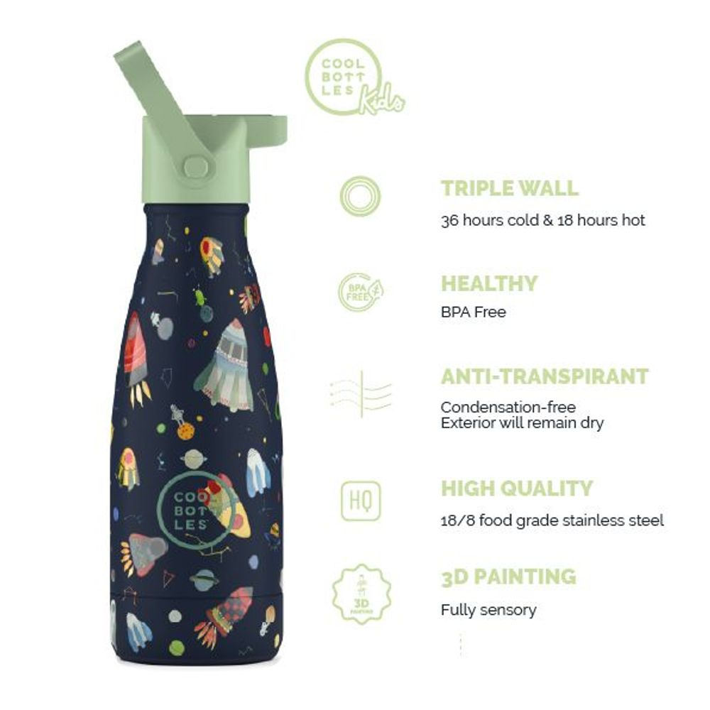 Food storage - The Bottle Kids - Space Rockets 260ml - COOL BOTTLES
