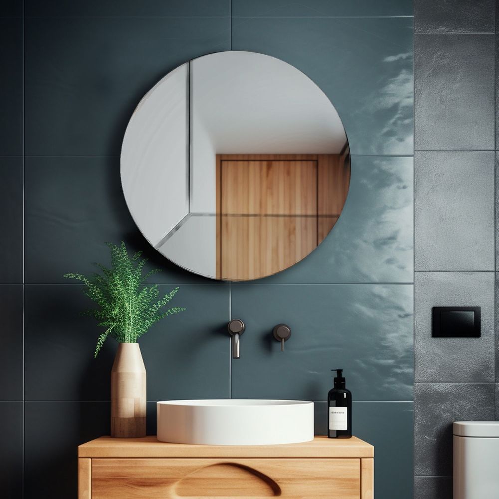 Mirrors - Reflective Elegance: Cloudnola's XL Mirror - Diam 58 cm - CLOUDNOLA
