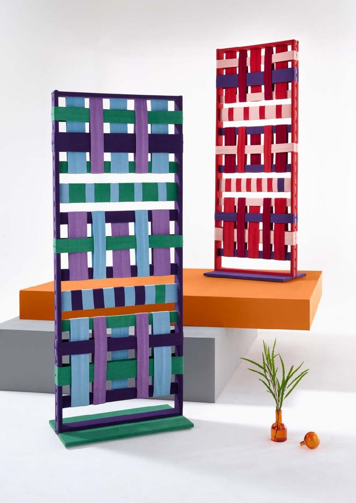 Aménagements pour bureau - Paravent TOTEM - MOBILIER UPCYCLÉ BY LES CANAUX