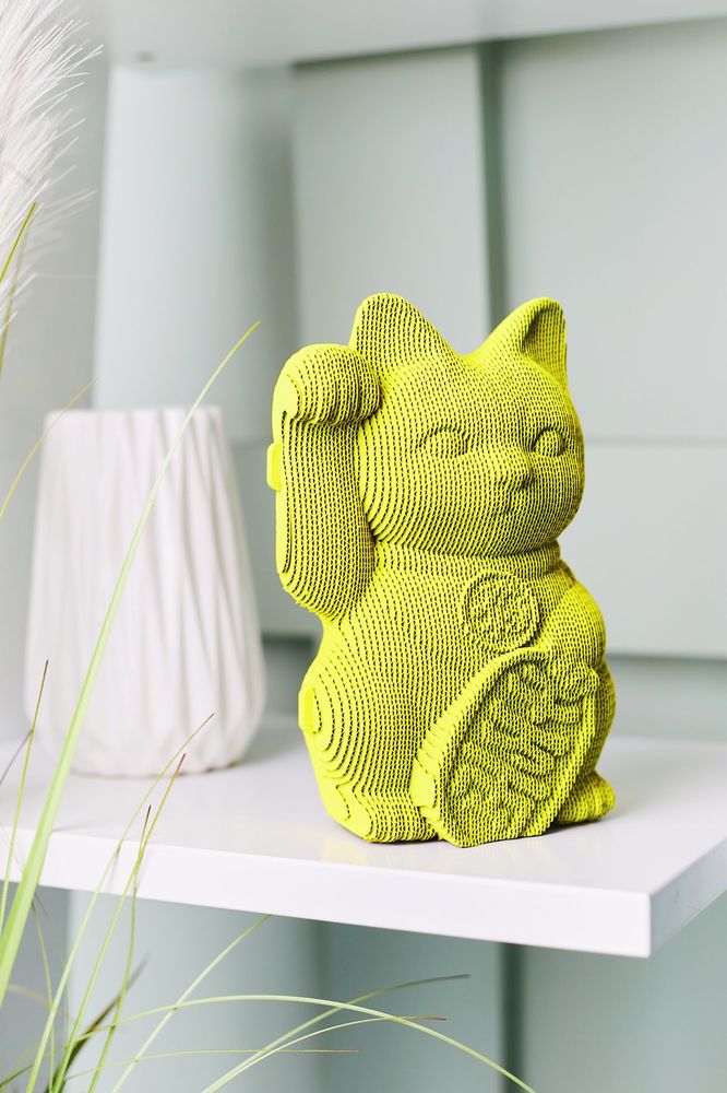 Cadeaux - CARTONIC Chat Porte-Bonheur 3D-puzzle en carton - CARTONIC