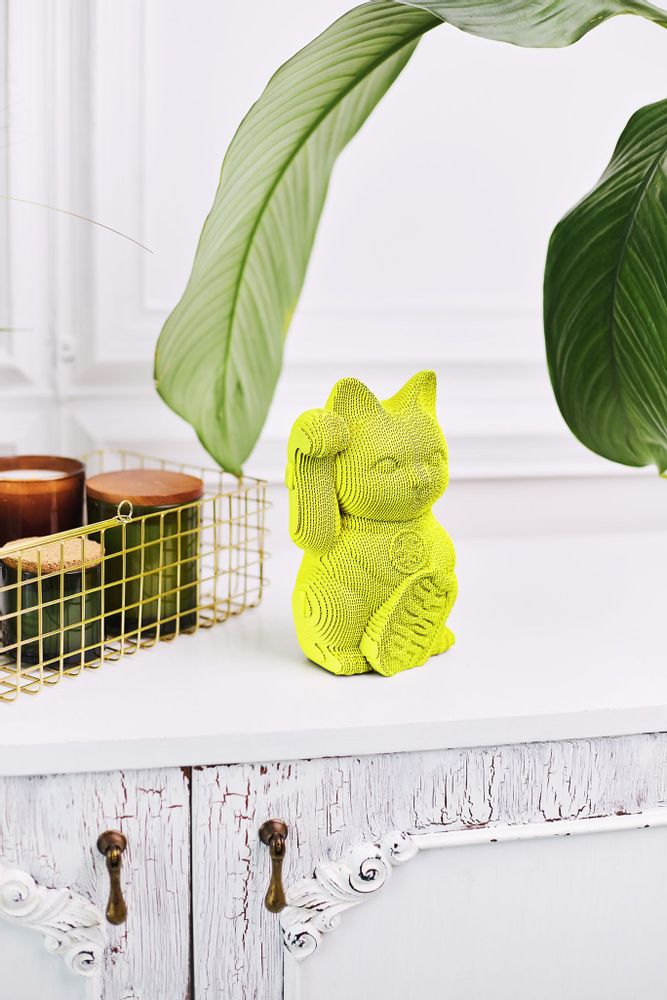 Cadeaux - CARTONIC Chat Porte-Bonheur 3D-puzzle en carton - CARTONIC
