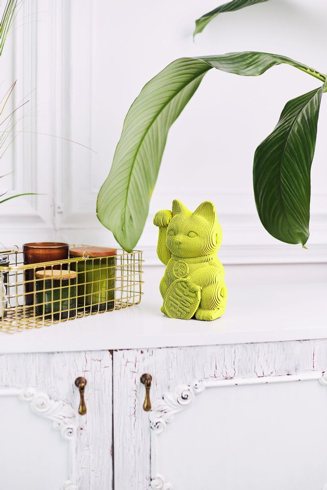 Cadeaux - CARTONIC Chat Porte-Bonheur 3D-puzzle en carton - CARTONIC