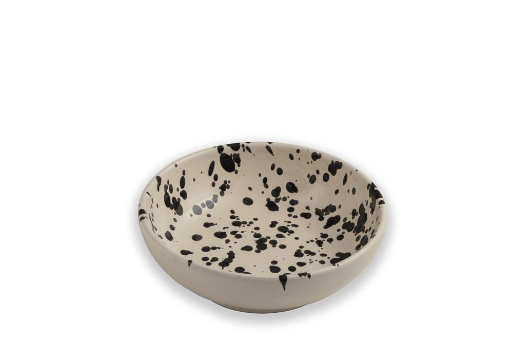 Everyday plates - Handmade Soup Plates - Splashed Line - LOLIVA FOOD MOOD