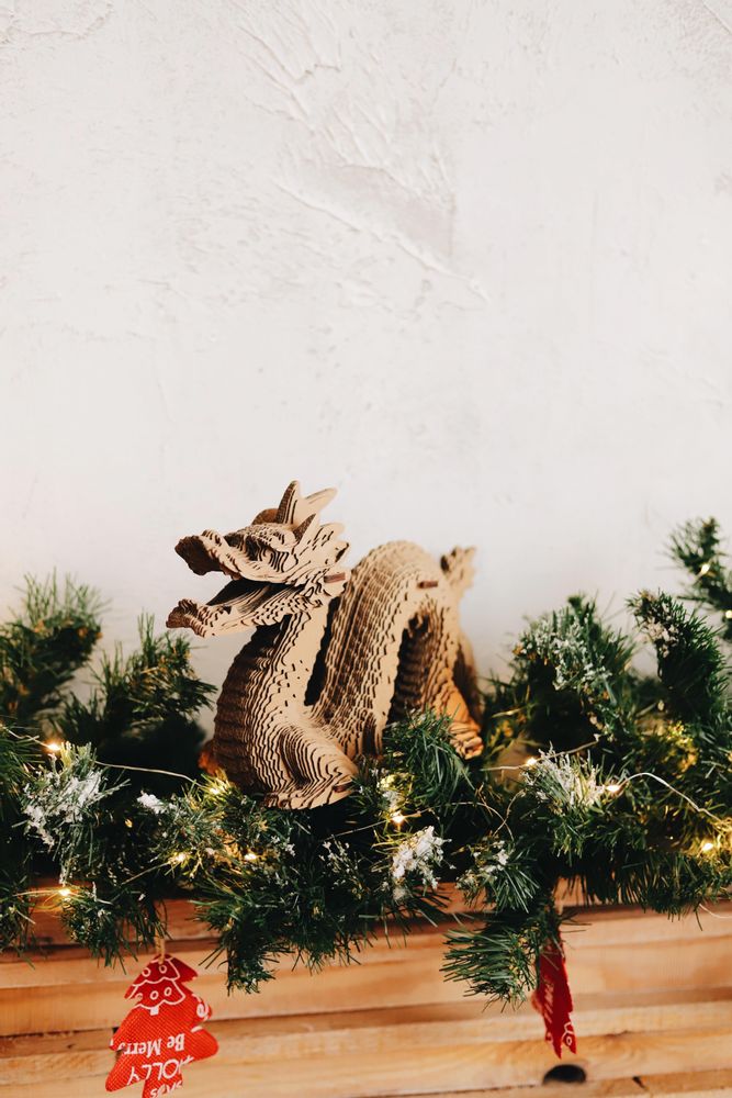 Cadeaux - CARTONIC Dragon 3D-puzzle en carton - CARTONIC
