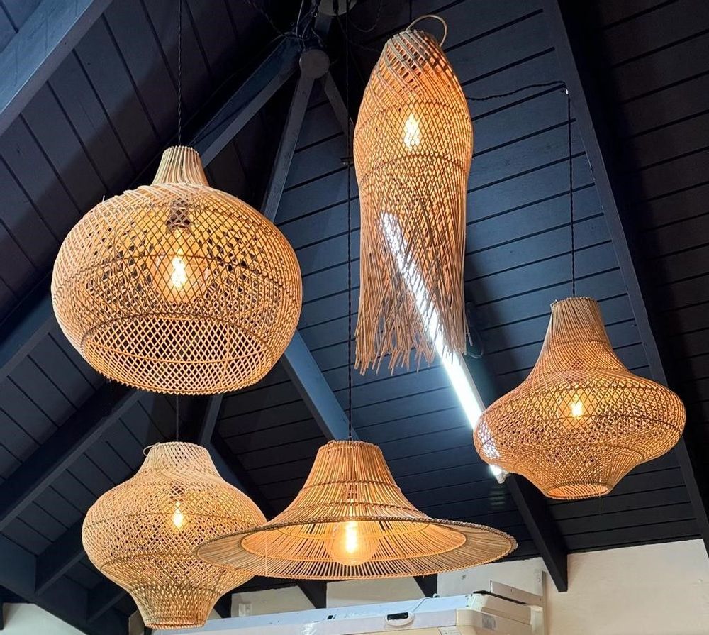 Hanging lights - LGD rattan suspension - BALINAISA