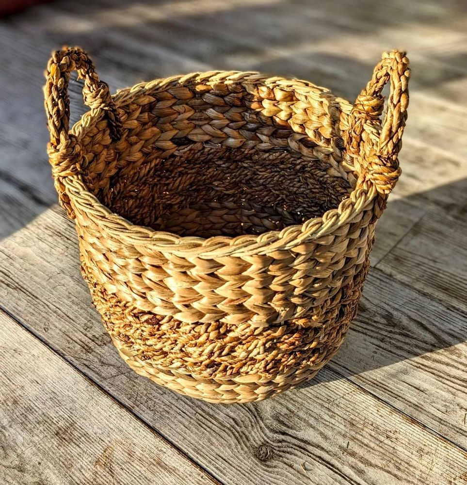 Caskets and boxes - BEMR set of 2 incense, rattan and abaca baskets - BALINAISA