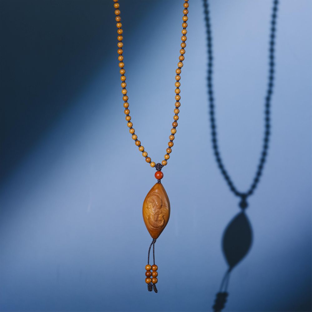 Bijoux - Bijoux d'art populaire chinois, sculpture sur noyau - THE ZHAI