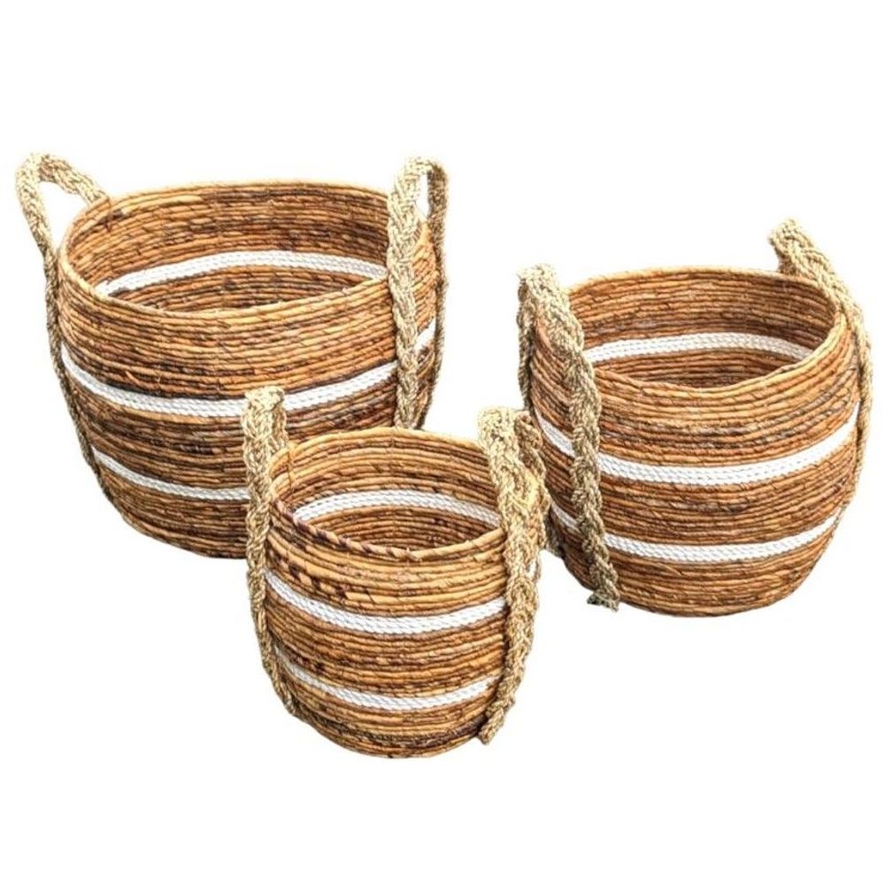 Laundry baskets - Gentong and Abaca GBMS basket - BALINAISA