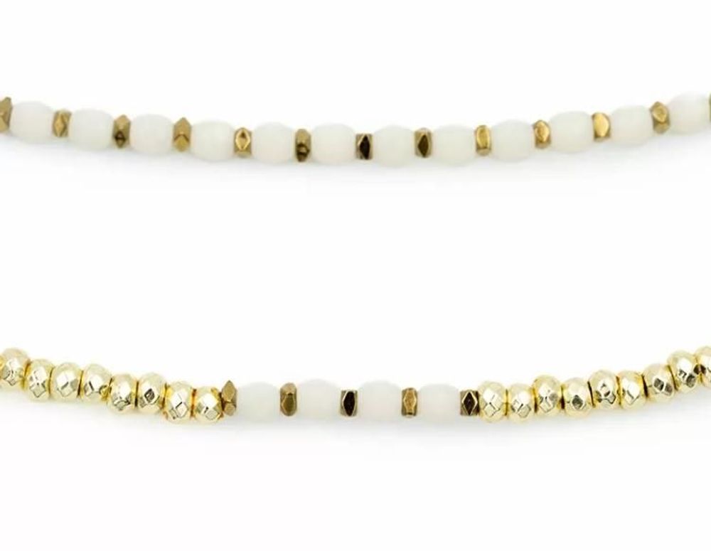 Jewelry - CAROLINE Gold Noir - TÊTES BLONDES