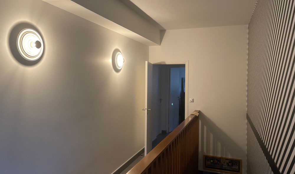 Unique pieces - Paris ODEON plaster wall and ceiling lamp. - RADAR INTERIOR
