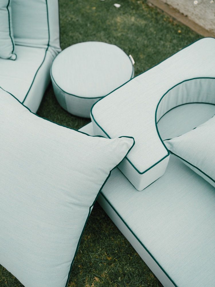 Lawn sofas - MODULAR PILLOW STACK - BUSINESS & PLEASURE CO.