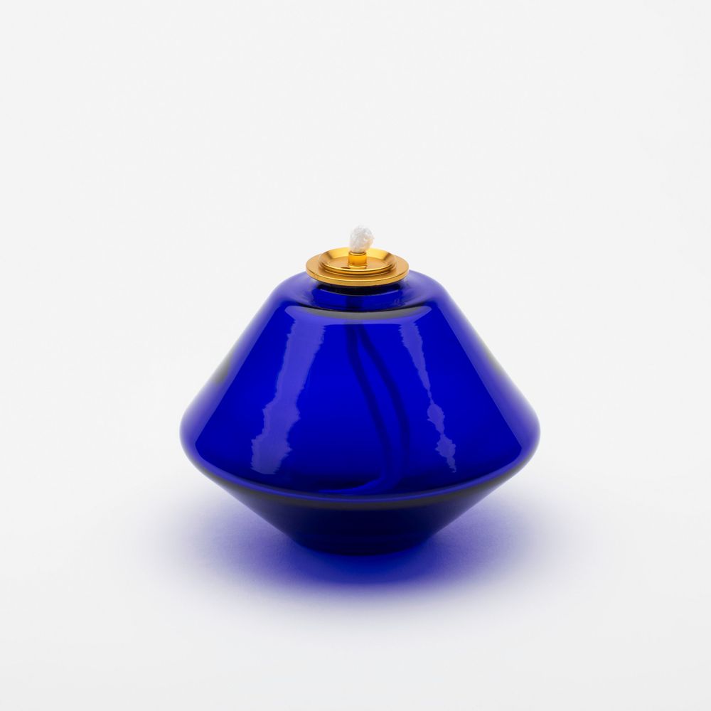 Design objects - candle holder AKI Sapphire Blue - AKI