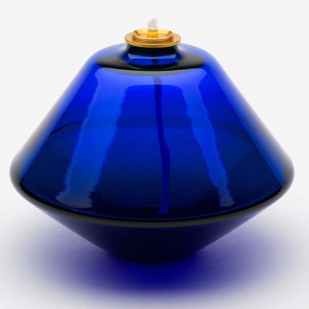 Design objects - candle holder AKI Sapphire Blue - AKI