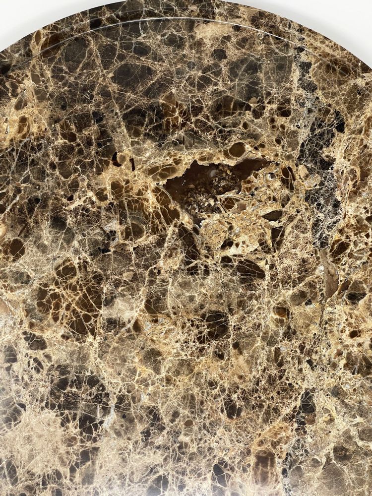 Plats et saladiers - Terre - Plateau en marbre Dark Emperador - PISTORE MARMI