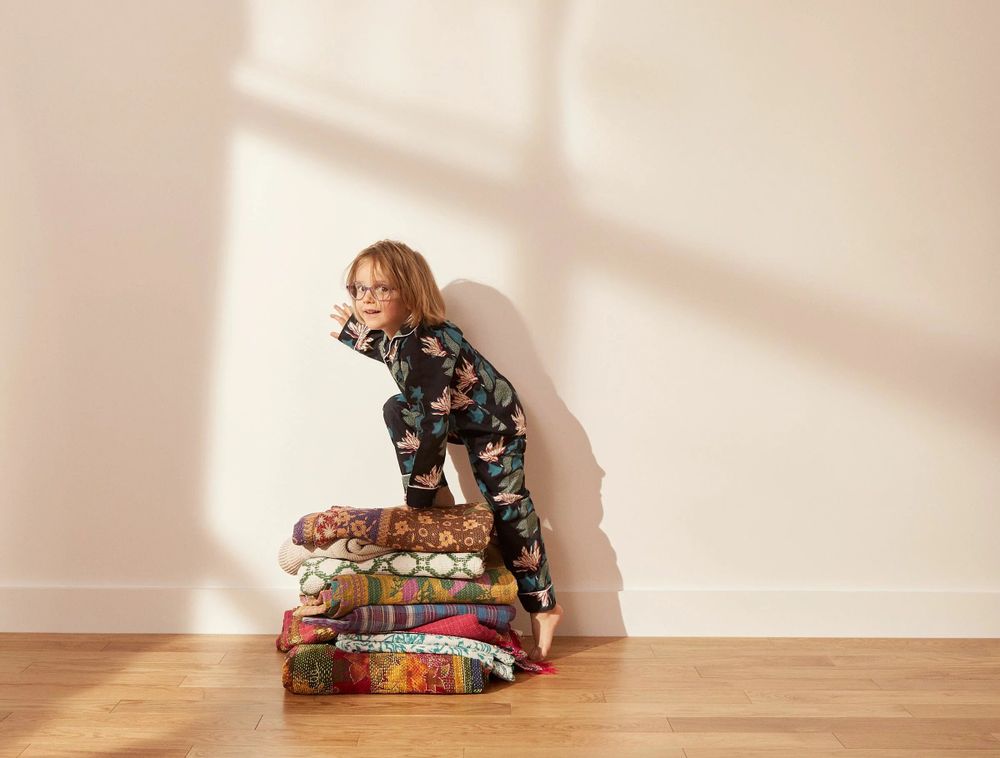 Mode enfantine - PYJAMA KIDS 100% coton - CURIOSITY LAB