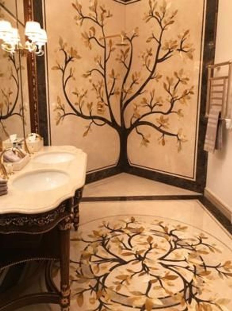 Indoor floor coverings - marble inlays - PISTORE MARMI