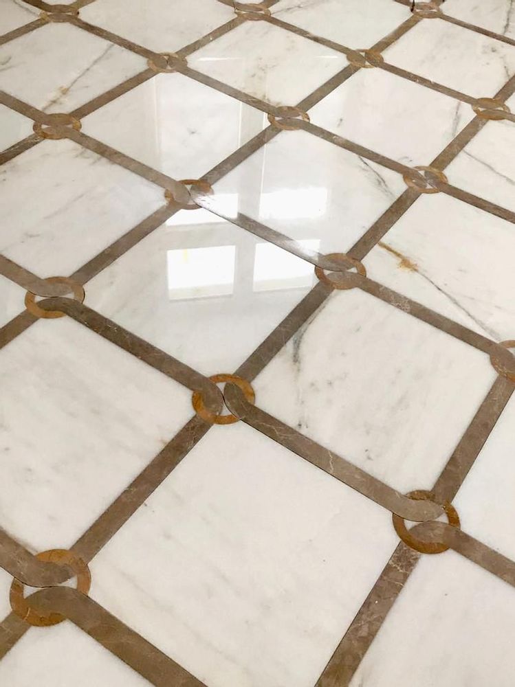 Indoor floor coverings - marble inlays - PISTORE MARMI