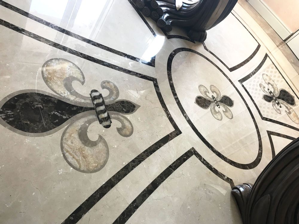 Indoor floor coverings - marble inlays - PISTORE MARMI