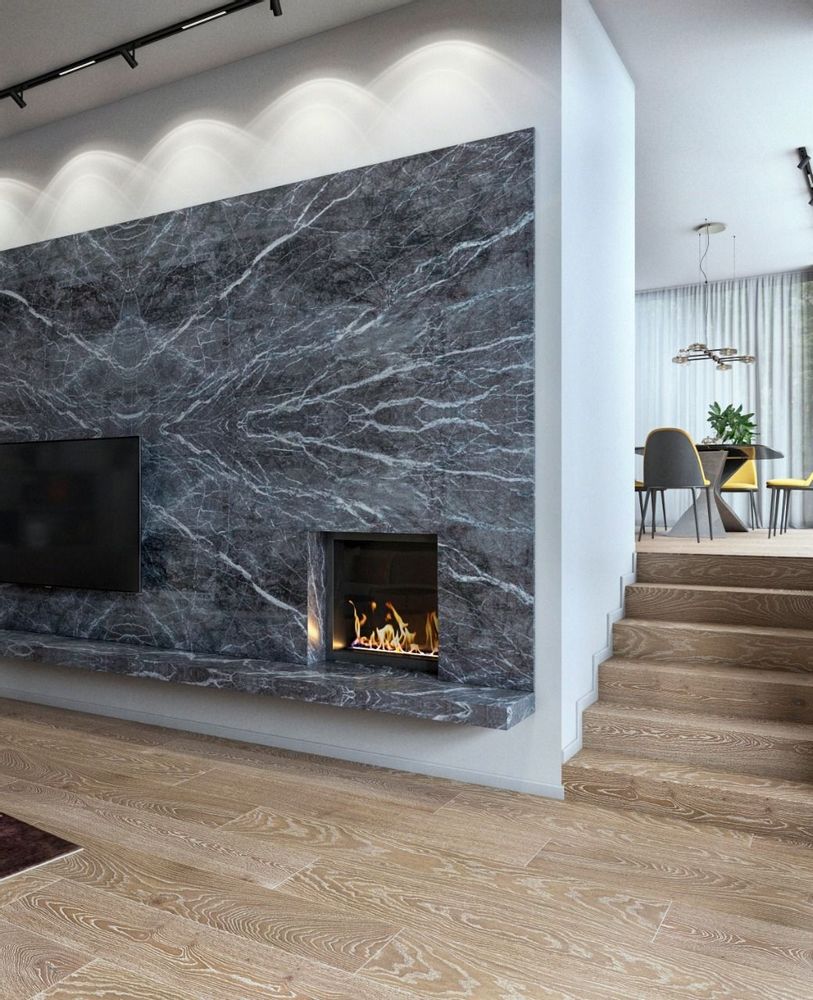 Fireplaces - Customised Marble Fireplaces - PISTORE MARMI