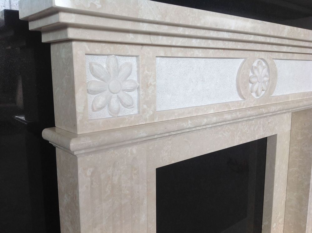 Fireplaces - Customised Marble Fireplaces - PISTORE MARMI