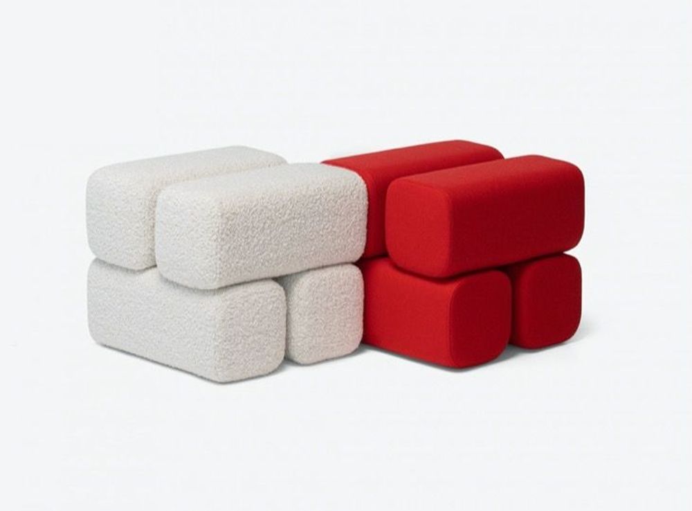 Tabourets pour collectivités - POUF DROVA de WOO (6 ou 4) - UKRAINIAN DESIGN BRANDS