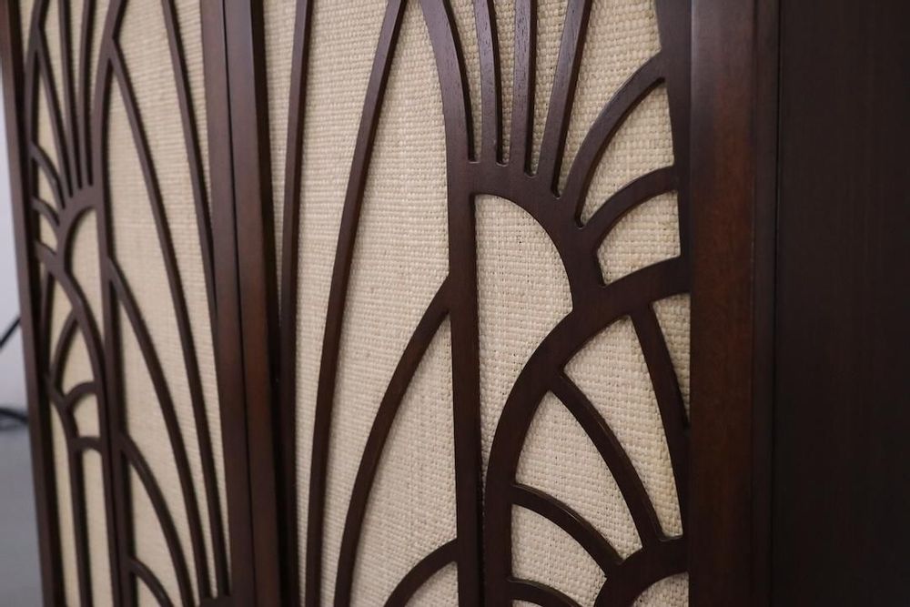 Office furniture and storage - Soledad Bar Cabinet with Raffia - MEJORE