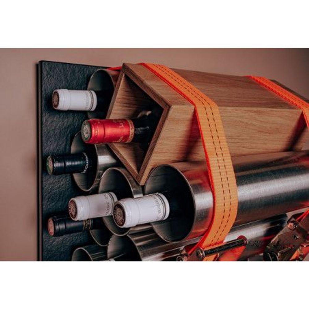Wine accessories - BOTTLE HOLDER - HOLD ON - Model "THE INTRUDER" - ERIC BEAUDOUX CRÉATION