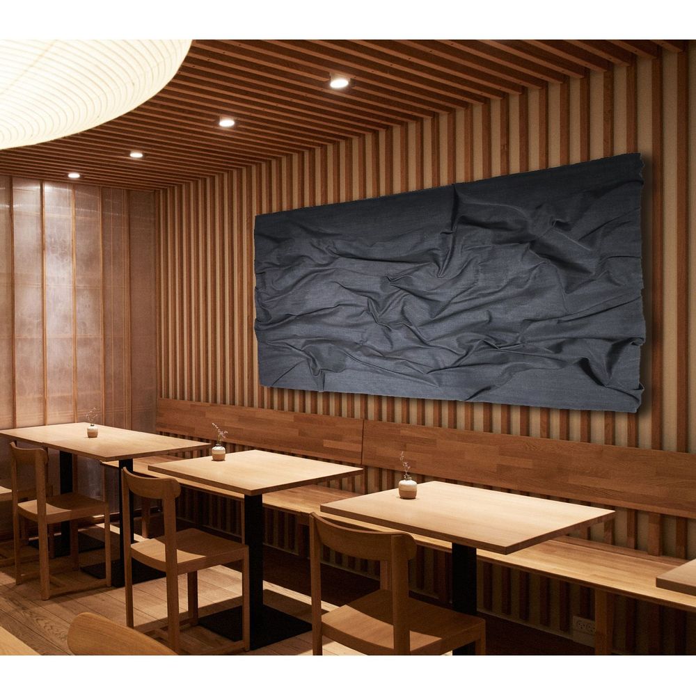 Unique pieces - Sculptural #2, acoustic artwork, W200 x H100 x D17 cm (incl. 10 cm of relief) - A+ STUDIO
