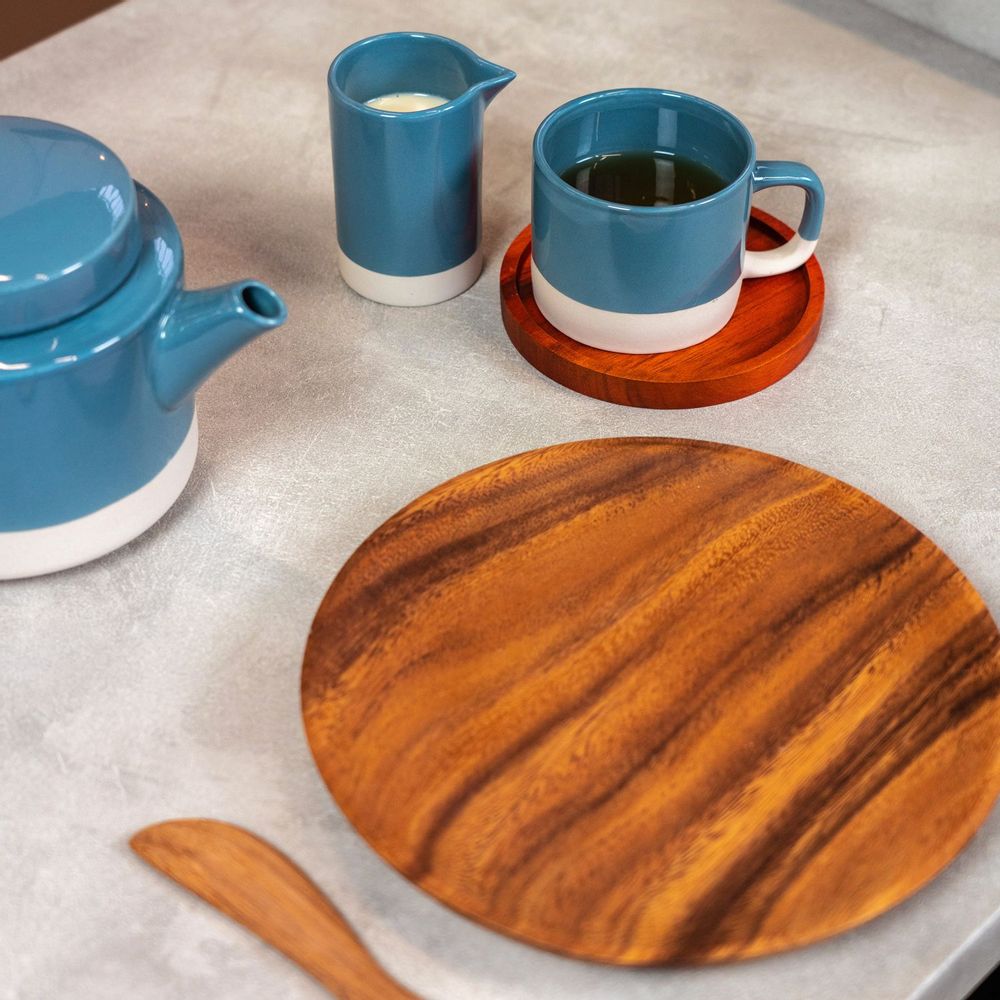 Mugs - Stoneware Cyl Happy - KINTA
