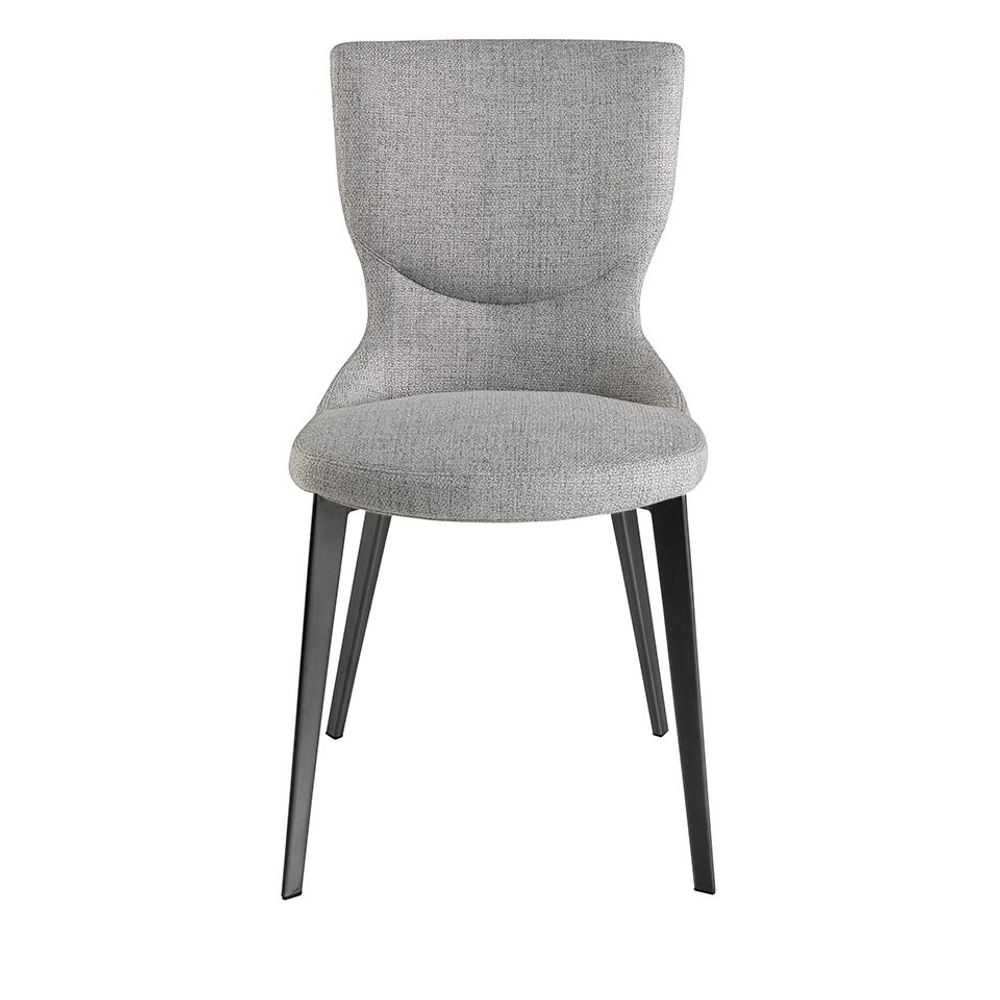 Chairs - Grey fabric chair - ANGEL CERDÁ