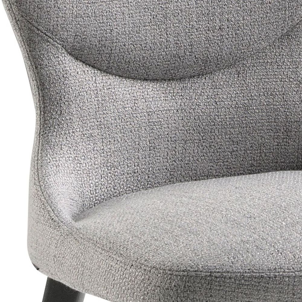 Chaises - Chaise en tissu gris - ANGEL CERDÁ