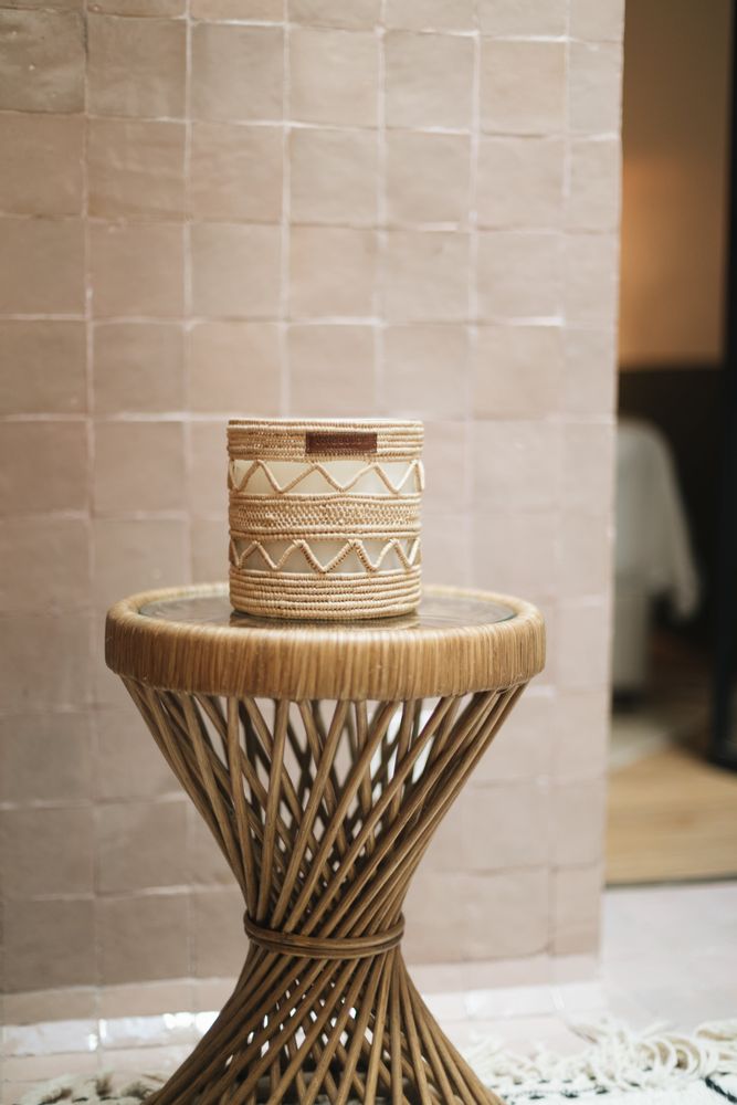 Objets de décoration - Raphia Dina - CÔTÉ BOUGIE MARRAKECH
