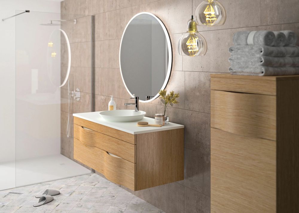 Chests of drawers - ILLUSION vanity unit - DECOTEC