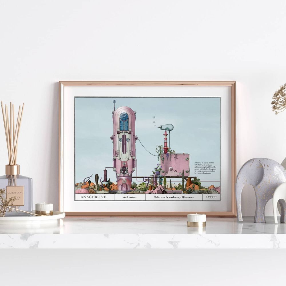 Poster - Artist poster - Collector of modest eruptions - ANACHRONES