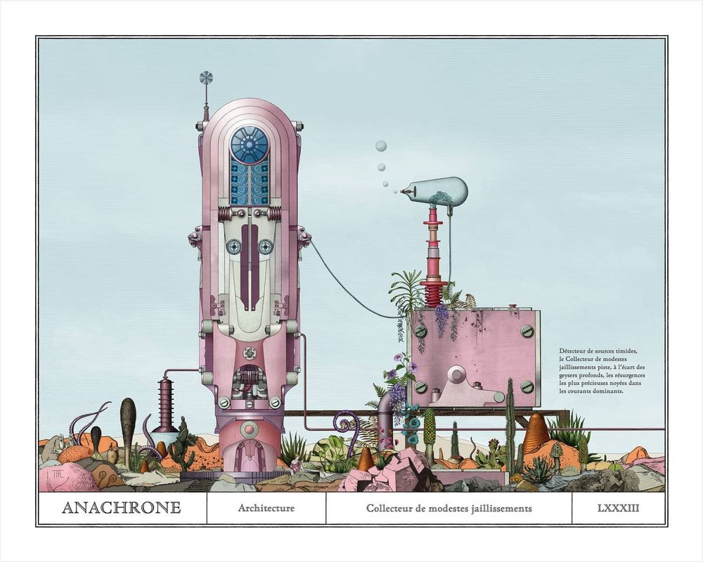 Poster - Artist poster - Collector of modest eruptions - ANACHRONES