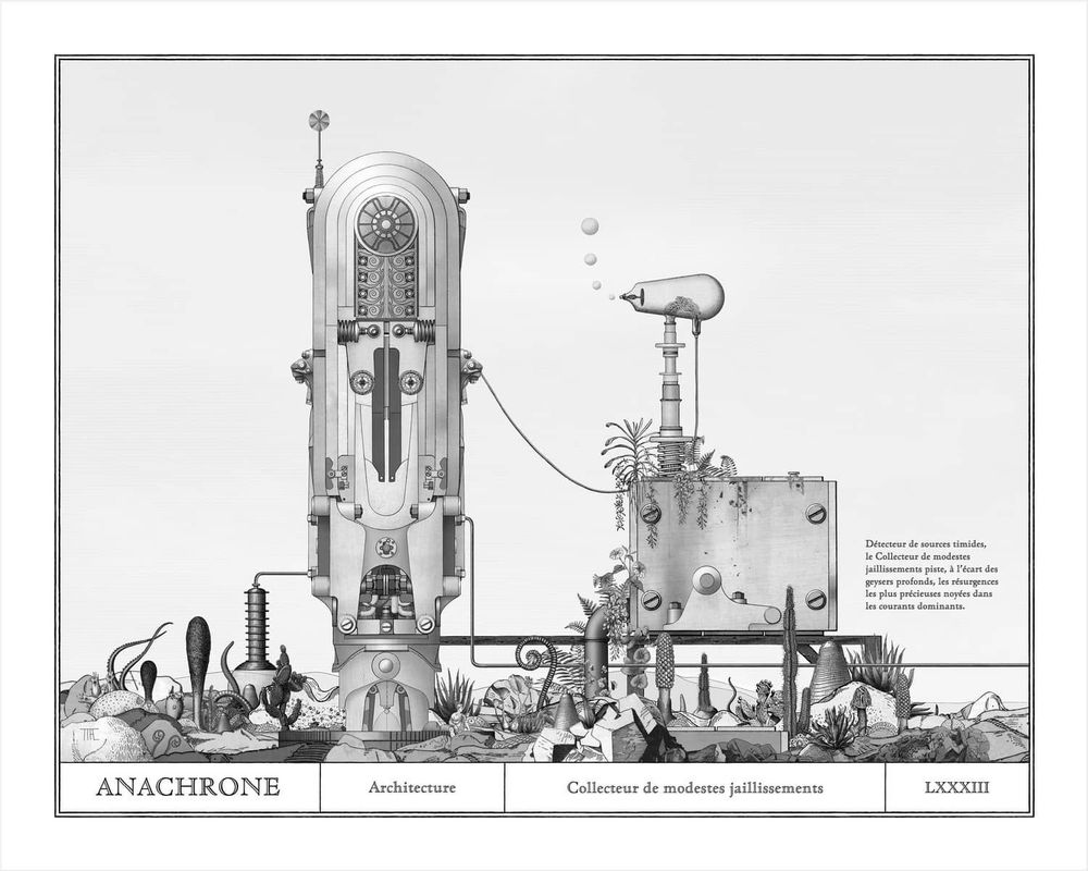 Poster - Artist poster - Collector of modest eruptions - ANACHRONES