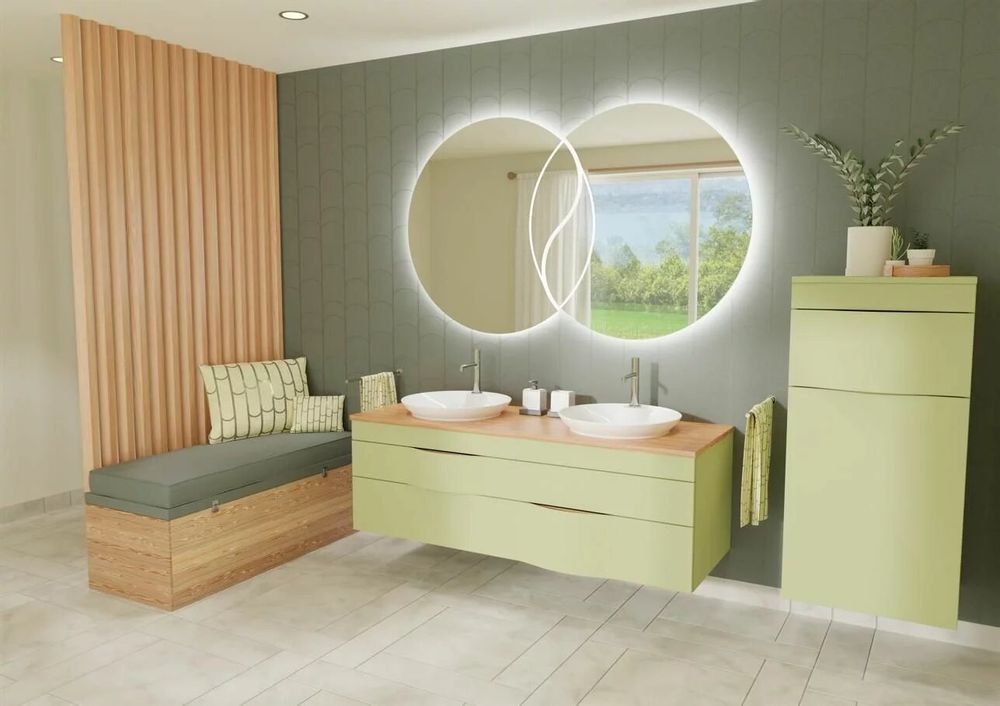 Chests of drawers - ILLUSION vanity unit - DECOTEC